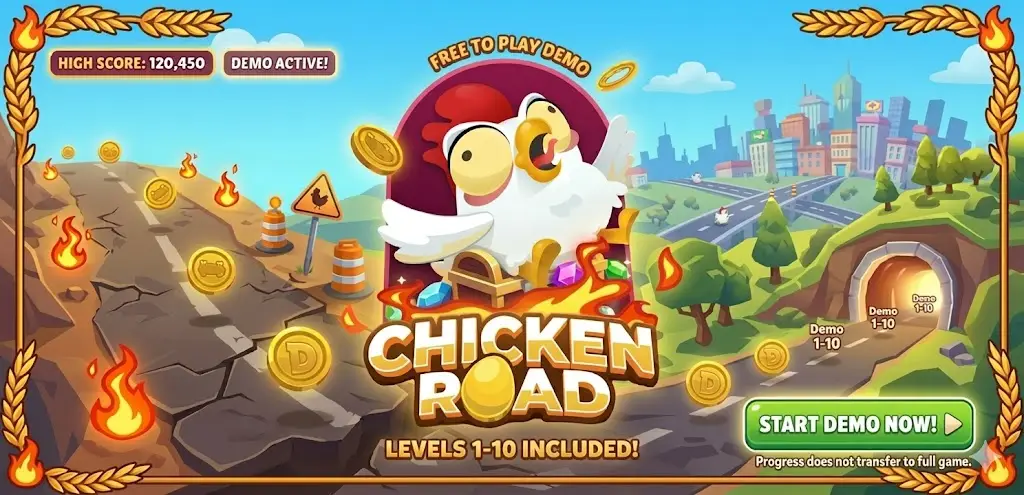 Chicken road demo verzió